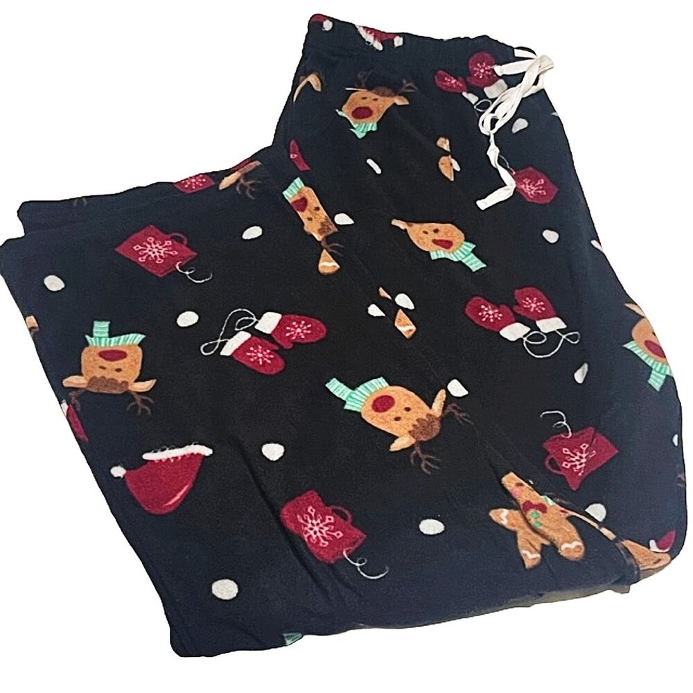 🎄 Gingerbread Man Pajama Set – Comfy Two-Piece • Holiday Print • Notch Collar - Picture 6 of 7